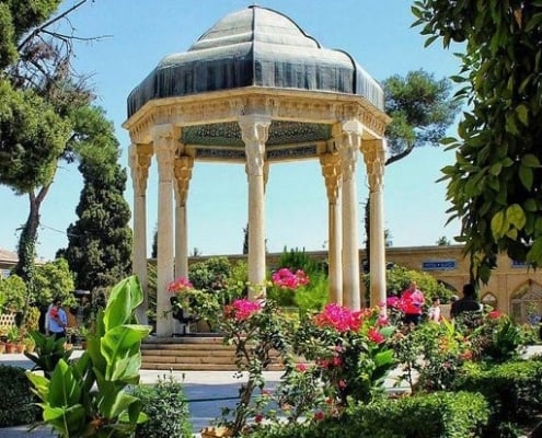 The tomb of Hafiz